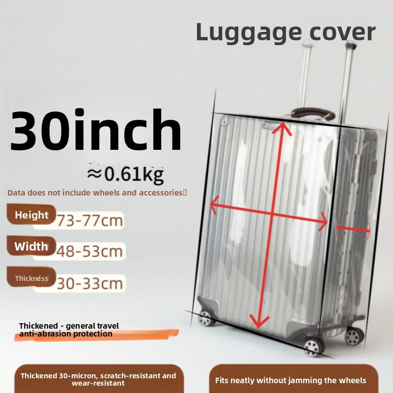 Voymart Transparent Suitcase Cover Trolley Case Cover