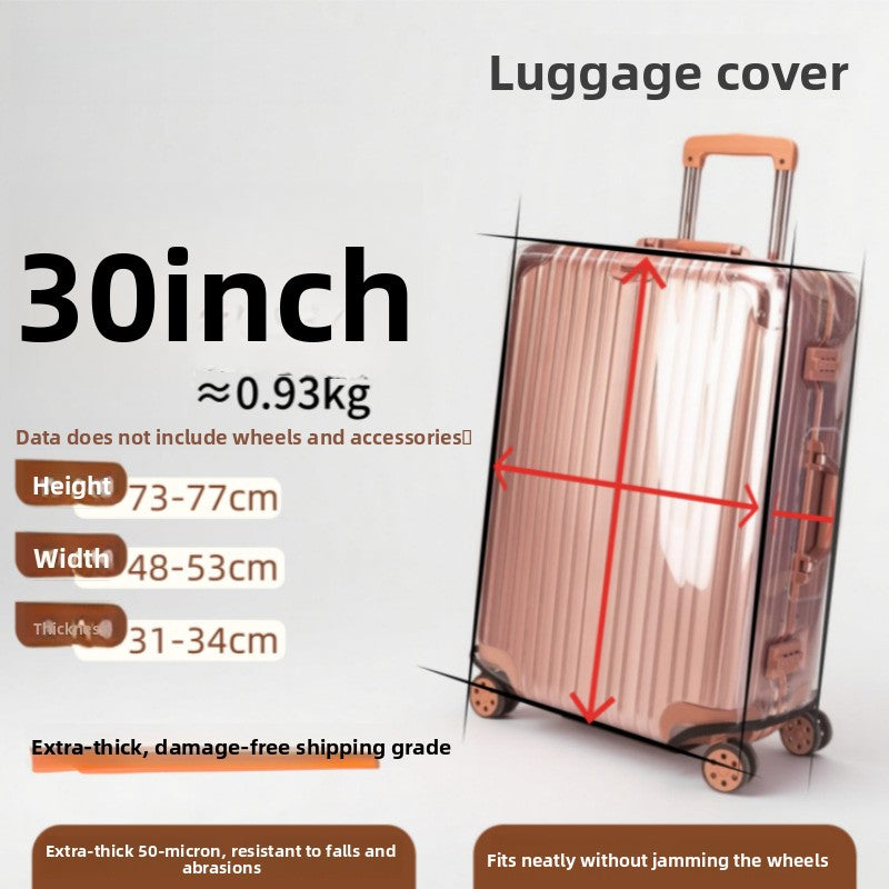 Voymart Transparent Suitcase Cover Trolley Case Cover