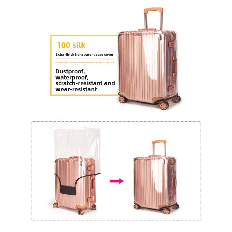 Voymart Transparent Suitcase Cover Trolley Case Cover